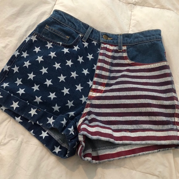 American Apparel Pants - American Apparel high-waisted shorts.